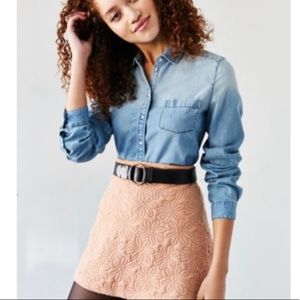 Urban Outfitters BDG ombré chambray button down chambray collar shirt size small